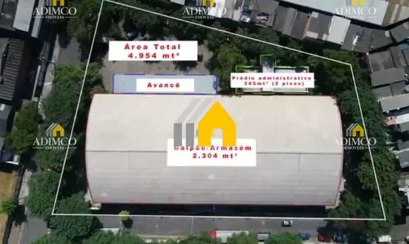 Aluga Galpão 4.954 M² C/ Pátio 2.305m² – Parque Novo Mundo: foto 3